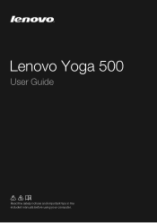 Lenovo Yoga 500-15IHW Laptop (English) User Guide - Yoga 500 series