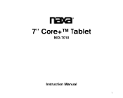 Naxa NID-7010 NID-7010 Manual - English