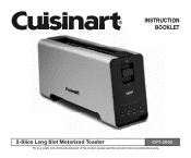 Cuisinart CPT-2000 CPT-2000 Manual