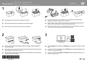 HP LaserJet M109e Setup Poster