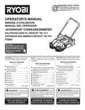 Ryobi P3260 Operation Manual