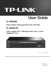 TP-Link TL-SG5412F TL-SG5412F V1 User Guide