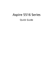 Acer 5516 5063 Acer Aspire 5516 Notebook Series Start Guide
