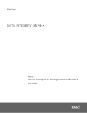 Dell VNX5600 White Paper: EMC Data Integrity on VNX