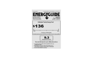 Frigidaire FFTH1422R2 Energy Guide