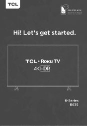 TCL 75R635 R635 Quick Start Guide