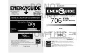 Viking FDSB5423 Energy Guide