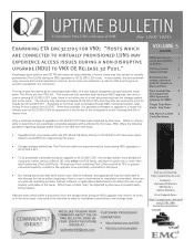 Dell VNX VG50 VNX-VNXe Uptime Bulletin for Q2 2013