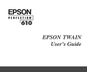 Epson Perfection 610 User Manual