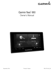 Garmin fleet 660 Owner s Manual