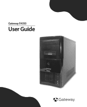 Gateway E-4350 Gateway E-4350 Computer User's Guide