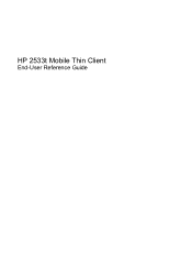 HP 2533t End-User Reference Guide - Windows XP