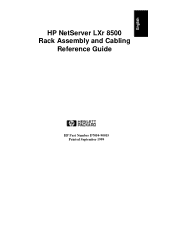 HP LC2000r HP Netserver LXr 8500 Rack Cabling Guide