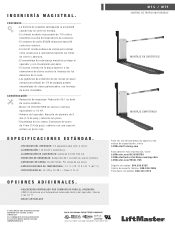 LiftMaster MTF MTF Product Guide Spanish