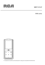 RCA M4808 Owner/User Manual