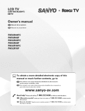 Sanyo FW32R19F Owners Manual 1