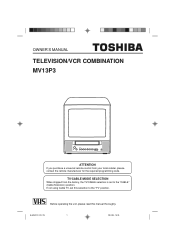 Toshiba MV13P3 Owners Manual