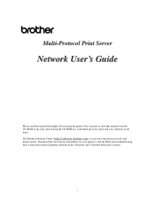 Brother International HL-4000CN Network Users Manual - English