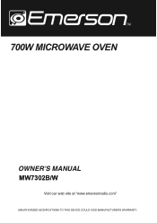 Emerson MW7302B Owners Manual