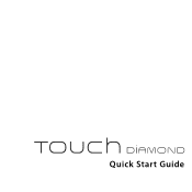 HTC Touch Diamond Quick Start Guide