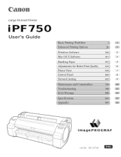 Canon imagePROGRAF iPF750 MFP M40 iPF750 User Manual Ver.1.40