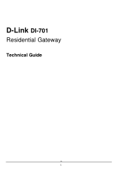 D-Link DI-701 Product Manual