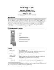 HP LH4r HP Netserver LC 2000 FC Config Guide