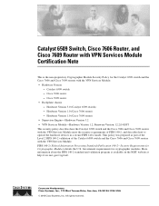 Cisco WS-C6509 User Guide