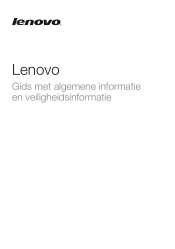 Lenovo IdeaPad N586 (African Dutch) Safty and General Information Guide