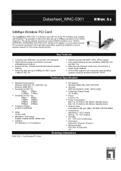 LevelOne WNC-0301 Datasheet