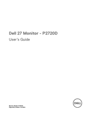 Dell P2720D Users Guide