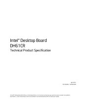 Intel BLKDH61CRB3 Product Specification