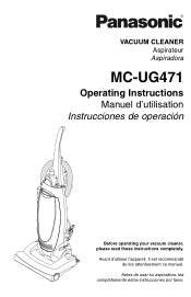 Panasonic MCUG471 MCUG471 User Guide