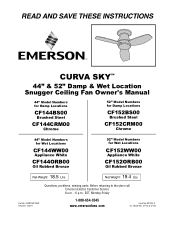 Emerson CF152 Owner Manual