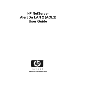 HP LH4r HP Netserver Alert On LAN 2 (AOL2) User Guide