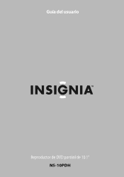 Insignia NS-10PDH User Manual (Spanish)