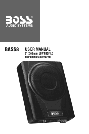 Boss Audio BASS8 User Manual