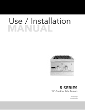 Viking VGSB5153 Installation Instructions