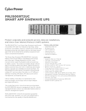 CyberPower PRL1500RT2UC Datasheet