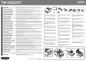 Epson TM-H6000V Setup Guide