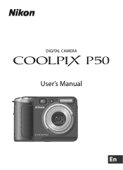 Nikon 25583  P50 User's Manual
