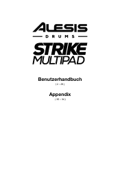 Alesis Strike MultiPad User Guide German