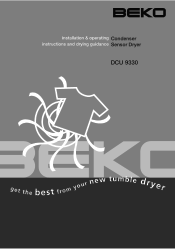 Beko DCU9330 User Manual