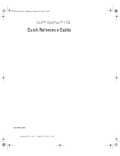 Dell OptiPlex 170L Quick Reference Guide