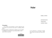 Haier HBF165 User Manual