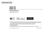 Kenwood KMM-102 Operation Manual