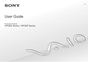 Sony VPCEE23FX/T User Manual