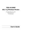 TRENDnet TEW-431BRP User's Guide