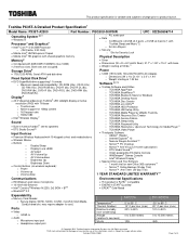Toshiba PX35t-A2300 Detailed Specification for _PX35T-A2300.pdf
