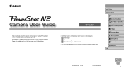 Canon PowerShot N2 Camera User Guide